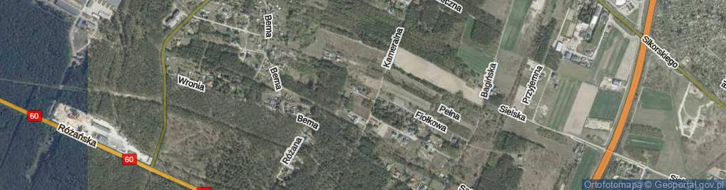 Zdjęcie satelitarne Irysowa ul.